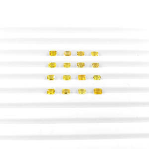 Piedra de Zafiro Amarillo Natural Sin Tratar, Calibrada, en Forma de Octágono, 3x4mm, Corte Radiante Asscher, Peridoto, Alejandrita, Corte Esmeralda - Product Image 6