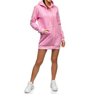 Sweat à capuche en molleton 100% coton pour femme, sur mesure, OEM, manches longues, grande taille, pull-over, style streetwear, respirant, élégant, automne - Product Image 5