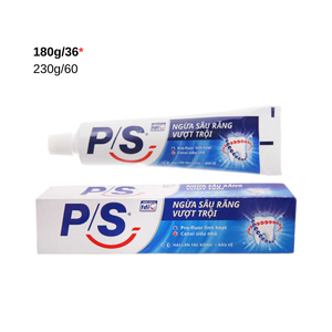 Vente PS Tube de dentifrice d'hygiène buccale blanchissant et anti-carie aromatisé à la menthe pour adultes à la maison - Product Image 1