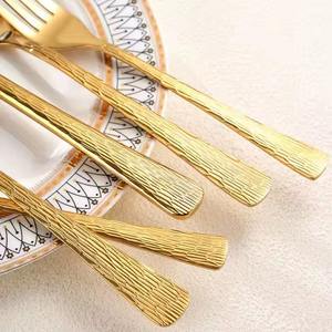 Designer Handle Gold Finished Cutlery Set Premium Stainless Steel <b>Flatware</b> for Elegant Dining Parties and Home Hosting a - Product Image 5