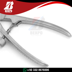 Pinzas de sujeción de huesos Lambotte de acero de alta calidad, 8.75 pulgadas, mandíbulas autoajustables manuales con trinquete, acero inoxidable, ortopédicas, CE - Product Image 5