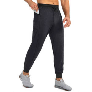 Venta al por mayor de alta calidad de punto hombre Joggers pantalones Casual transpirable personalizado poliéster al aire libre pantalón personalizado Casual Track hombres pantalones de chándal - Product Image 5