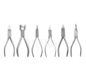 Alicates de ortodoncia de acero inoxidable de primera calidad, cortadores de alambre duro, arco Dental, instrumentos de flexión de alambre, Kit de herramientas de laboratorio de dentista - Product Image 2