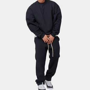 Ensemble de survêtement de sport décontracté de haute qualité sur mesure en gros, vêtements de rue, ensemble de jogging de fitness pour hommes, logo personnalisé - Product Image 5