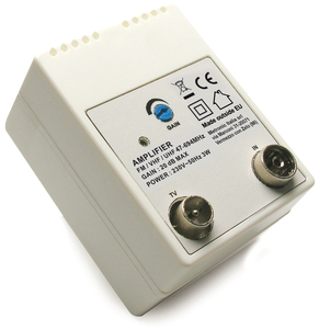Amplificatore per Antenne TV da Interno - 1 Ingresso / 1 Uscita - Product Image 1