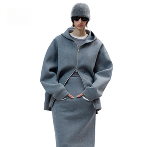 Sudaderas con capucha con cremallera para mujer, sudaderas con capucha transpirables y de secado rápido de algodón 100%, sudaderas con capucha suaves y cómodas de alta calidad a la moda - Product Image 5