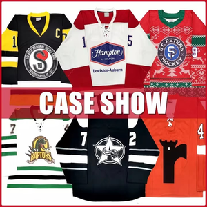 2025 maillot de hockey sur glace imprimé par transfert de chaleur unisexe personnalisé uniforme sur mesure pour adultes 100% polyester antibactérien à séchage rapide - Product Image 4