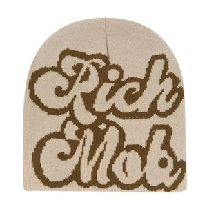 Gorro personalizado para exteriores, gorro de punto cálido para invierno, tamaño ajustable, ropa informal de moda para hombres y mujeres - Product Image 4