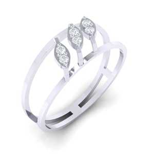 Anillos de Oro Certificado con Diamantes Simulados de 14K, Forma de Pera, 0.07ct, Multitono, Multicolor, Juego de 6 Piezas con Incrustaciones de Rodio - Product Image 4