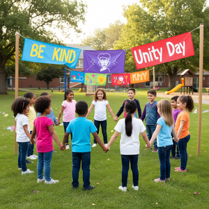 Maglietta a Maniche Lunghe Arancione Anti-Bullying per la Giornata dell'Unità con Grafica 'Dude Be Kind' per Eventi Promozionali - Product Image 3
