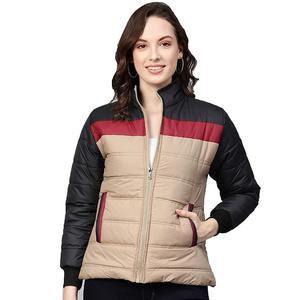 Chaqueta Acolchada de Manga Larga para Mujer, Transpirable, Talla Grande, con Ribete de Borrego, Impermeable, Hecha en Pakistán - Product Image 5
