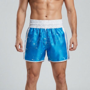 ชุดฝึกซ้อมมวยไทยดีไซน์ยอดเยี่ยมสำหรับมืออาชีพ กางเกงขาสั้น KASHI FIGHT GEAR ผลิตจากโพลีเอสเตอร์/ไนลอน ระบายอากาศได้ดี น้ำหนักเบา เหมาะสำหรับการเล่นกีฬา - Product Image 3