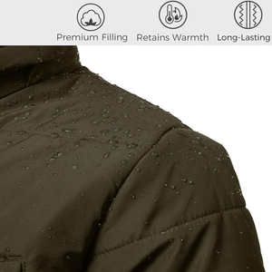 Veste d'hiver pour homme à capuche en duvet, logo personnalisé, vêtements d'extérieur chauds, veste gonflée pour homme, vêtements d'extérieur en 2026 - Product Image 5