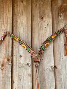 Brida de Cuero Occidental con Logotipo Personalizado Premium, Brida para Caballo Ajustable de Cuero Genuino, Ropa Ecuestre para Entrenamiento de Equitación - Product Image 2