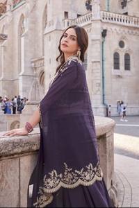 Elégant Heavy Rayon Women's Kurti Set New Designer Festive Wear avec Exquis Four Side Print Work pour des occasions spéciales - Product Image 2