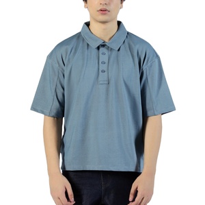 เสื้อโปโลผ้าฝ้ายพรีเมียมสำหรับผู้ชาย สวมใส่สบายๆ ในฤดูร้อน แขนสั้น แฟชั่นทันสมัย ผลิตโดย BS 2027 - Product Image 2