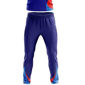 Mens <b>Royal</b> <b>Blue</b> Polo Tracksuit With Red Accents Short Sleeve <b>Shirt</b> And Jogger Pants Athletic Training Sportswear Set - Product Image 4