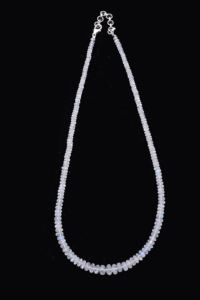 Meilleures ventes de perles en pierre naturelle collier de pierres précieuses bijoux pour femmes élégant brin de perles en cristal pour tenues de mariage et de soirée - Product Image 2