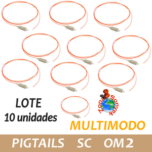 Connecteur de fibre optique multimode Pigtail SC OM2 - Product Image 1