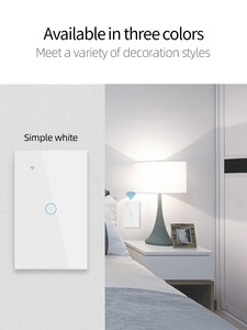 Produk Rumah Pintar Australia untuk Sakelar WiFi Pintar 1 <span class=keywords><strong>Gang</strong></span> Bersertifikasi SAA Retro ABS Kontrol Suara AU NZ 2.4GHz - Product Image 6