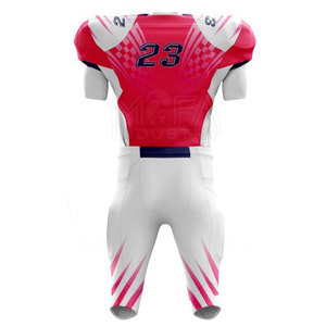 ชุดยูนิฟอร์มอเมริกันฟุตบอลแขนสั้น ระบายอากาศได้ดี ผลิตจากโพลีเอสเตอร์ 100% ปรับแต่งได้ตามต้องการ ออกแบบเองได้ - Product Image 2