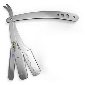 Rasoir droit professionnel pour hommes, rasoir de barbier de qualité salon, rasoir à lame droite pour un rasage de près - Product Image 1