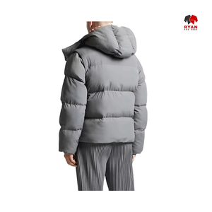 แจ็คเก็ตพัฟเฟอร์ลำลองผู้ชายแบบมีฮู้ด รุ่น Ryan Pro Gear ปิดด้วยซิป ผ้าทึบ กันน้ำ รับสกรีนโลโก้ สวมใส่สบาย - Product Image 1