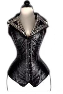 OEM ODM Gothic Lace Wedding Waist Trainer Front Busk Bust Cups Bustier Steel Boned <b>Shapers</b> Clasp Closure Hanging Chains Feature - Product Image 4