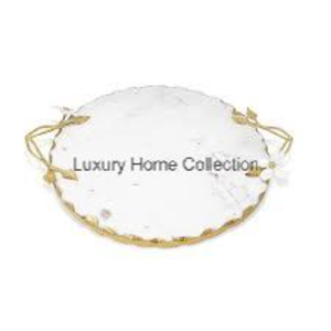 Plateau en marbre le plus vendu en forme de rectangle avec couleur noire et branche d'arbre poignée en fonte ombre noire ustensiles de cuisine approvisionnement de table - Product Image 6