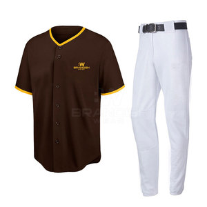 Nueva llegada Ropa deportiva 100% Tela de poliéster Uniforme de béisbol Mejor precio Venta caliente Uniforme de béisbol - Product Image 1