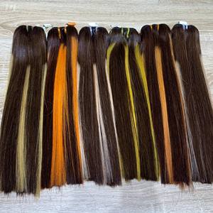 Extensiones de Cabello Remy 100% Virgen Más Vendidas, Trama Doble Cosida a Máquina, Liso, Color Personalizado, Cabello Vietnamita - Product Image 1