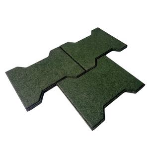 Pavimentadoras T-Bone Dogbone de goma de fácil instalación del fabricante de Malasia para proyectos al aire libre, juegos de jardín y área equina - Product Image 1