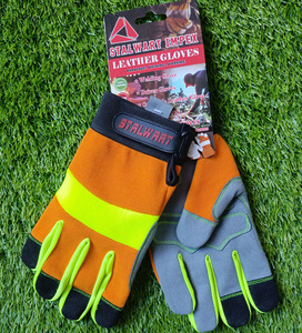Industrial Auto Assembly Worker <b>Gloves</b> Leather Safety <b>Gloves</b> for Welding Protection Split Leather <b>Gloves</b> - Product Image 1