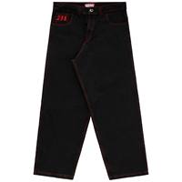 Pantalones Vaqueros Anchos Personalizados de Estilo Vintage, 100% Algodón, Teñidos con Tinte Ligero, Lavado Láser, Bordados