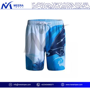 Pantalones cortos de sublimación para hombre, pantalones cortos deportivos de poliéster de secado rápido con estampado completo personalizado para playa, gimnasio, correr y ropa informal diaria - Product Image 2