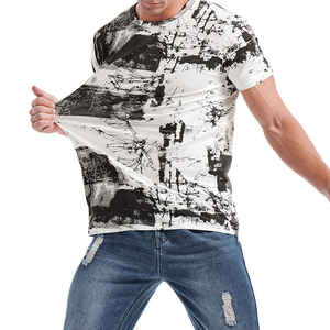2025 T-shirt de haute qualité impression personnalisée Stock en vrac mélange de vêtements balle de vêtements usagés - Product Image 3