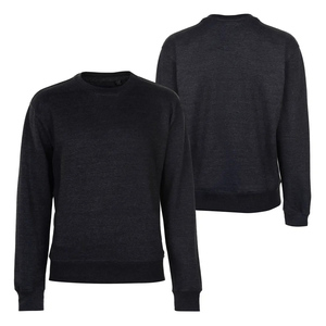 Sudaderas largas de algodón liso para mujer, sudadera de lana con hombros caídos Unisex, sudadera personalizada para mujer, Sudadera de cuello redondo - Product Image 6