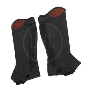 Chaps en cuir véritable à prix très bas, en vente en ligne, meilleure qualité, confortables, chaps d'équitation pour hommes - Product Image 2