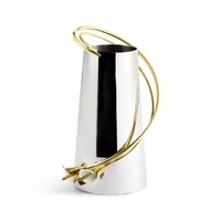 Vase à fleurs moderne en métal, élégant centre de table décoratif pour la maison, le bureau, l'hôtel, le restaurant, les mariages et la décoration de salle à manger - Grande Vente
