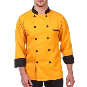 Chaqueta de Chef Unisex Personalizada de Manga Larga, Ropa de Trabajo Profesional para Cocina, Uniforme para Personal de Limpieza de Hoteles, Todas las Temporadas - Product Image 2