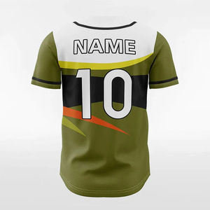 Oem superventas conjuntos de camisetas de béisbol a rayas para hombre 100% poliéster de secado rápido logotipo personalizado ropa deportiva personalizable en Pakistán - Product Image 3