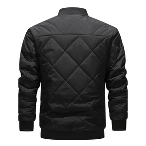 2025 nueva chaqueta Bomber de lona de talla grande personalizada para hombre transpirable impermeable con capucha invierno elegante - Product Image 6