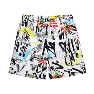 High Street Custom Men's Swim Shorts con Factory Logo Sublimación Holiday Beach Design 100% Poliéster - Product Image 1