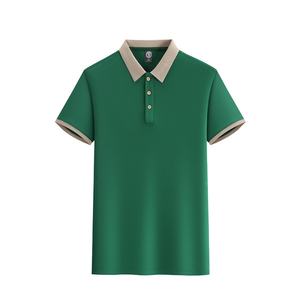 Polos personalizados de secado rápido para hombre, polos de manga corta de poliéster y algodón 100% de Golf de alta calidad para hombre 2025 - Product Image 3