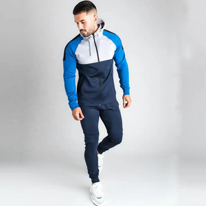 Ensemble de survêtement technique en molleton personnalisé unisexe avec logo, fermeture éclair, chaud pour l'hiver, style uni, saison printemps, vente en gros - Product Image 3