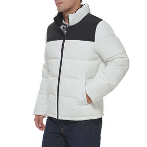 Veste à capuche imperméable coupe-vent réversible de haute qualité pour hommes, doudoune chaude d'hiver, veste matelassée personnalisée, épaisse et durable - Product Image 6