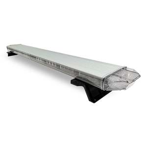 Lampe de table Matrix Long Top, design en aluminium transparent - Product Image 1