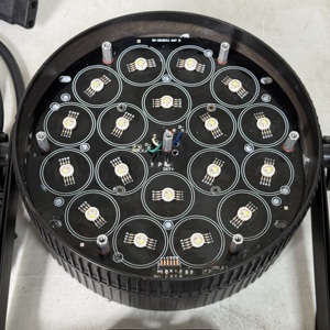 Nhôm 18*10W mỏng mệnh ánh sáng RGBW 4in1 uplight DMX512 kiểm soát phẳng mệnh có thể giai đoạn ánh sáng Disco bên Bar KTV hiệu ứng DJ chiếu sáng - Product Image 3