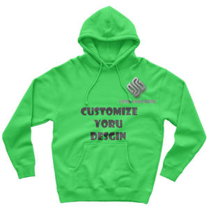 Venta al por mayor liso personalizar Impresión logotipo bordado Unisex Sudadera con capucha etiqueta personalizada 100% algodón EE. UU. tamaño hombres Sudadera con capucha - Product Image 3