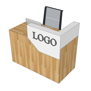 Mostrador de Recepción Compacto y Duradero de 1.2m con Cajones, Diseño Moderno y Minimalista para Hoteles, Escuelas, Hospitales y Oficinas - BLT68018 - Product Image 4